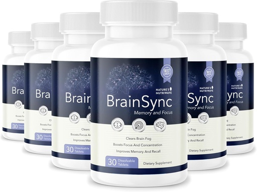 [BRSRAHQBAB4GMYIY] BrainSync Probiotický dodatek - Podporuje denní Wellness & Gut- Brain Balance - 3.6 Miliardy CFU - 30 Rozpustné tablety, 6 Měsíční dodávka