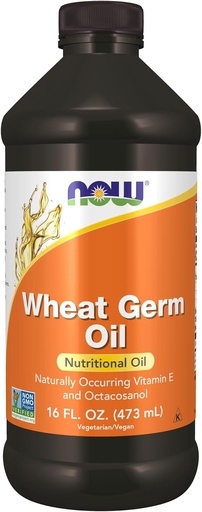 [BRSWIYQDBUEBSEY7] NOW Foods Supplements, Wheat Germ Oil with Essential Fatty Acids (EFAs), Nutritional Oil, 16-Ounce