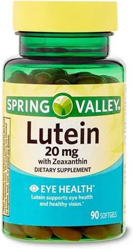 [BRSROAT2BMMAK23X] Lutein with Zeaxnthin Dietary Supplements, 20 mg, 90 Count