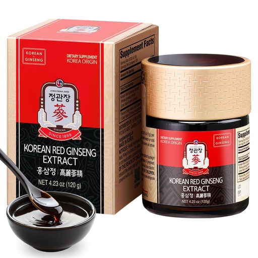 [BRSWIGAPAIFBEELA] JUNG KWAN JANG Korean Red Ginseng Concentrated Extract 120g, Premium Korean Ginseng Roots, Immune System Booster, Energy Stamina, Antioxidants Healthy Memory, Blood Circulation