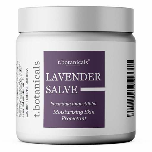 [BRSW2HT4AAOWODTD] Lavender Salve, All Natural Moisturizing Lavender Balm, Skin Protectant Repair Ointment for Irritated Skin (4 oz)