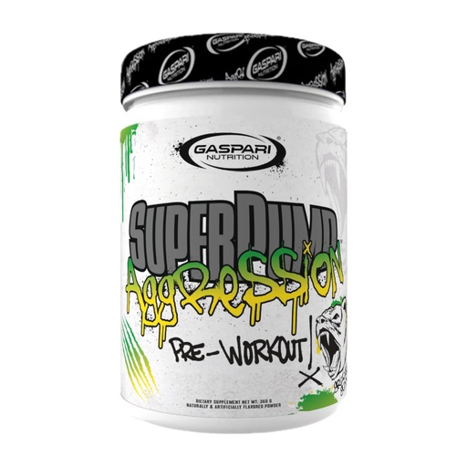 [BRSRMZAOCN7W2AA3] Gaspari Nutrition SuperPump Aggression Pre-Workout: Energy, Focus, Endurance and Recovery, with Creatine and Caffeine (40/20 Servings, Grizzly Gummy)