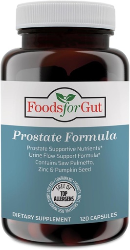 [BRSROGD4DENBEADB] Innovative Prostate Formula for Men , with Saw Palmetto, Pumpkin Seed, " Zinc , 120 Vegetarian Capsules , Support Urinary Function, Prostate Health , Better sleep