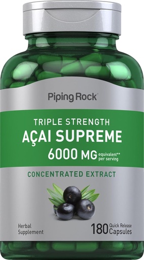 [BRSWYZYKOR5AACD7] Piping Rock Acai Berry συμπλήρωμα 