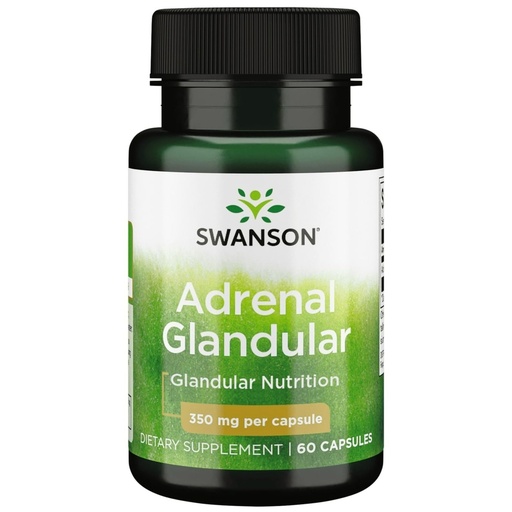 [BRSWIYAICZ5AOAIZ] Swanson Adrenal Glandular 350 Milligrams 60 Capsules