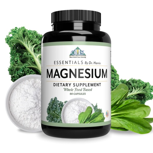 [BRSRMYIQDF7QGAYZ] Optimal Health Systems Magnesium | Patented Magnesium Glycinate 432 mg | Supports Muscle Function | Heart Health Support Blend | 90 Capsules