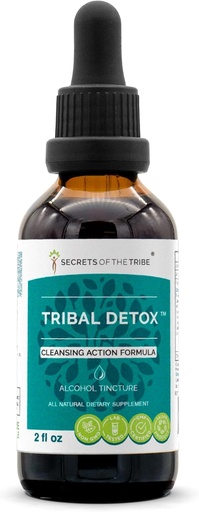 [BRSWGHYRC4BQ4H36] Hõimu saladused - Tribal Detox, Cleansing Action Formula, Taimne täiendus Segu tilgad Alkoholi Vedelik ekstrakt (2 fl oz)