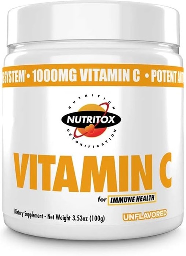 [BRSWYAYDBAMAMCY3] Vitamin C Powder Supplement - Pure Ascorbic Acid - Non-GMO - Unflavored Powdered Vitamin C - 100 Servings