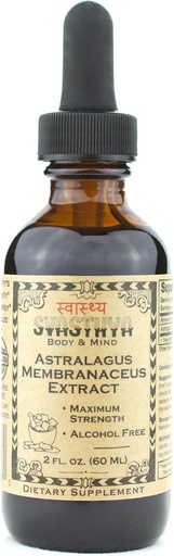 [BRSWIH3RBJ6BKEDI] SVASTHYA BODY & MIND Astragalus Membranaceus Liquid Extract - Boosts Immune System & Mental Clarity, Natural Healing & Stress Relief, Made In The USA, GMP, 2 oz