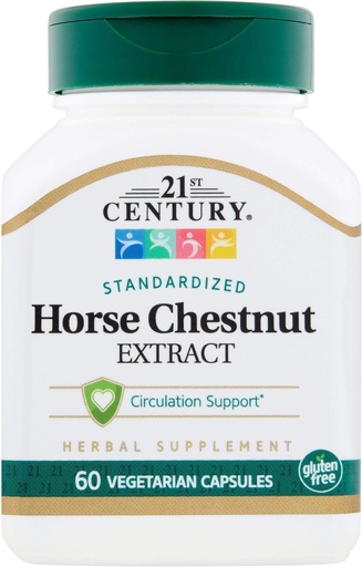 [BRSWGYI2DF5Q4HY2] Abad ke-21 Benih Chestnut Extract Vegetarian Capsules - 60 ct, Paket 2