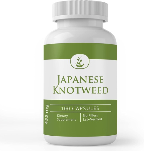 [BRSWYCA2DEDQA3L7] Pure Original Ingredients Japanese Knotweed, (100 Capsules) Always Pure, No Additives or Fillers, Lab Verified