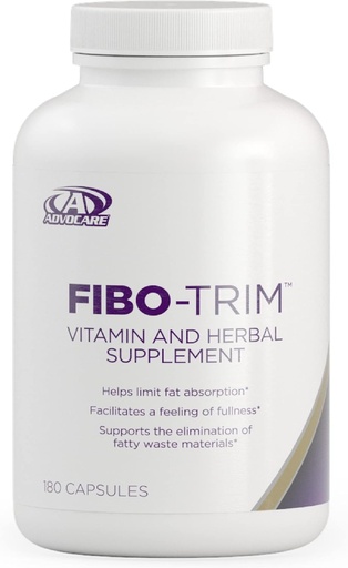 [BRSWI233BIFBKDDI] AdvoCare Fibo- Trim - auttaa vähentämään imeytymistä* - Ravintolisä C-vitamiinilla, E-vitamiinilla, Niasiinilla, Tauriinilla & enemmän - 180 kapselia
