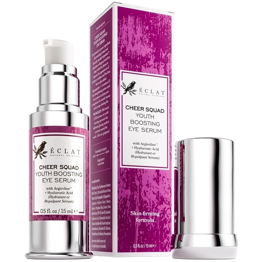[BRSWGAQTCQNQOFLX] Eclat Skincare Eye Serum with Hyaluronic Acid - Hydrating Formula for Wrinkles, Fine Lines, Crow’s Feet & Eye Bags – Lightweight Serum for Dark Circles and Puffiness – Firming & Brightening 0.5 fl oz