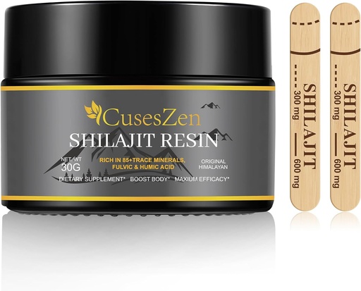 [BRSRAYABCQGQM3A2] Shilajit Himalayan Organic Shilajit Resin, 600mg Max Strength Natural Organic Shilajit Supplement with Fulvic Acid & 85+ Trace Minerals for Energy, Immunity, Brain Power, 30 Grams (Caramael Flavored)