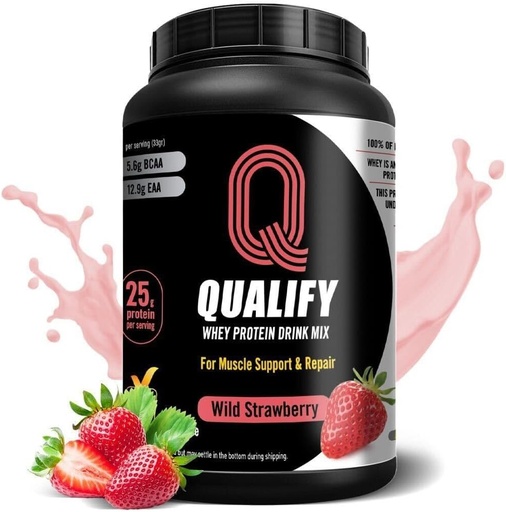 [BRSROYANAQOQKDIU] Căpșuni Whey pulbere de proteine. 25g Proteine Shake pulbere pentru post antrenament recuperare, Smoothie & Cooking. Gluten & Sugar Free, Highly Kosher, Essential Amino Acids (5,5g BCAA, 2,7g Leucine), 23 Servings