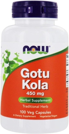 [BRSWIYQ6CAMWCDDG] Gotu Kola, 450 mg, 100 今の食品によるキャップ (パック 2)