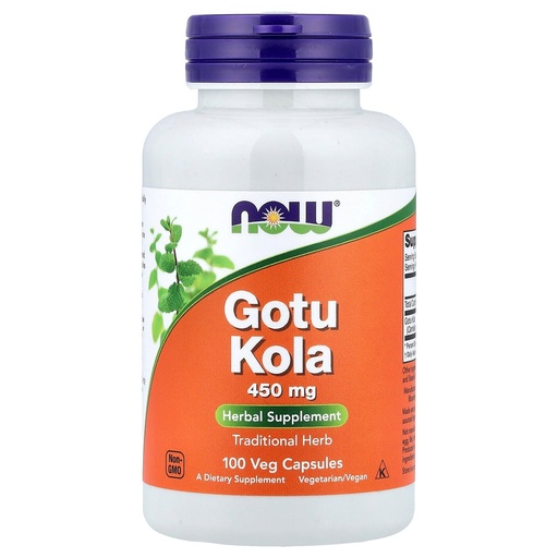 [BRSWIYQAO5YQAYA7] Now Foods Gotu Kola 450mg 100 Vcaps