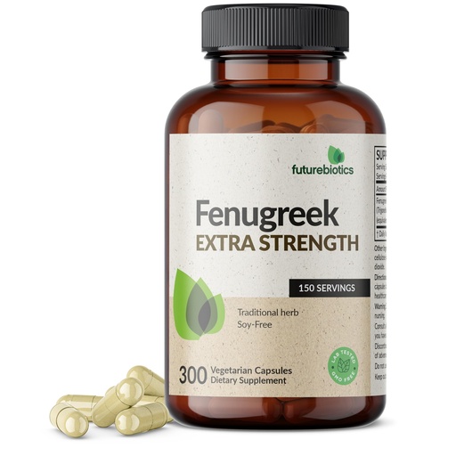 [BRSRMAQDDMJRYHT6] Futurebiotics Fenugreek Extra Strength Supports Overall Good Health & Well-Being, Non-GMO, 300 Vegetarian Capsules