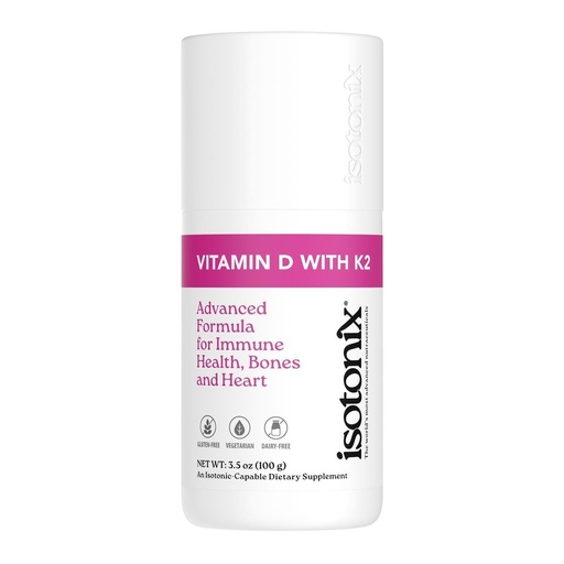[BRSWGAAYAB7QKCLG] Isotonix Vitamin D with K2 — Promotes Calcium Utilization, Maintain Bone Health & Immune Support, Isotonic Powder, Vegetarian, Gluten-Free (30 Servings)