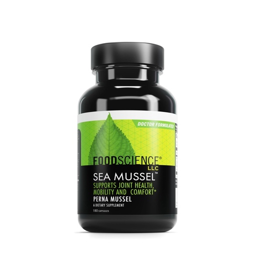 [BRSWIZQDB4PGEC34] DAVINCI FoodScience of Vermont Sea Mussel, Green-Lipped Mussel Joint Supplement Capsules, 180 Count