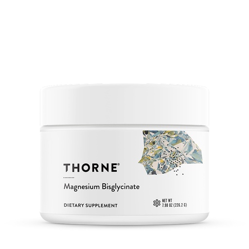 [BRSWG236BMFRQFI6] THORNE - Magnesium Bisglycinate - Powdered Magnesium Formula - Supports Restful Sleep, Muscle Relaxation, Heart Health & Metabolism* - NSF Certified for Sport - Gluten, Dairy & Soy-Free - 60 Servings