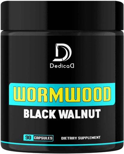 [BRSROFDYCQOR43L7] Premium Wormwood капсули с черен орех - Wormwood Complex for Digestion, Имунна система и здраве - 90 Veggie капсули