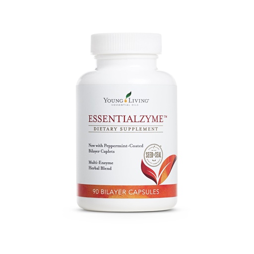 [BRSWIY33BZ4AAFAV] Young Living Essentialzyme - 90 Capsules | Multi-Enzyme Formula | Stimulates Enzyme Activity | Supports Digestive Health for Optimal Digestion | Keto-Friendly | Dietary Supplement