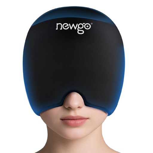 [BRSRMZL5CNYQG23Z] NEWGO Migraine Relief Cap Headaches Ice Cap with Top Coverage, Hot and Cold Therapy, Migraine Headache Relief Cap for Tension, Stress & Hangover