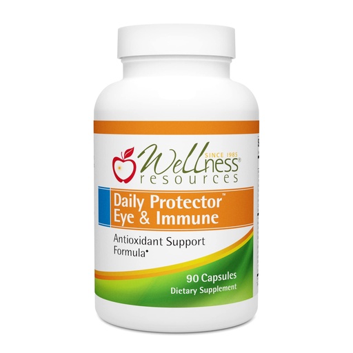 [BRSWI2Q3AQBWMH3E] Wellness Resources Daily Protector Eye & Immune - Lutein, Lycopene, Zeaxanthin, Cryptoxanthin, Bilberry and More for Eye, Immune, and Skin Health (90 Capsules)