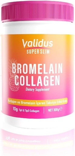 [BRSROFINCUAR43A4] VALIDUS Collagen Peptides + Bromelain Powder 300 g