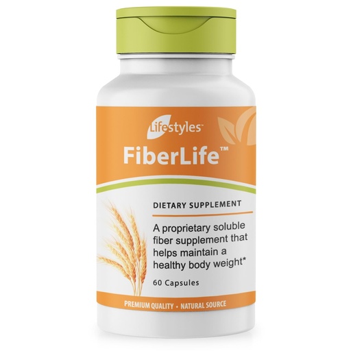 [BRSRAAYYOEMAO2A4] Intra Lifestyles FiberLife Supplement – Soluble Fiber for Digestive Health & Appetite Control with Konjac, Guar Gum, Xanthan Gum, and Cinnamon – Made in Canada – 60 Capsules (60 Capsules (Pack of 1))