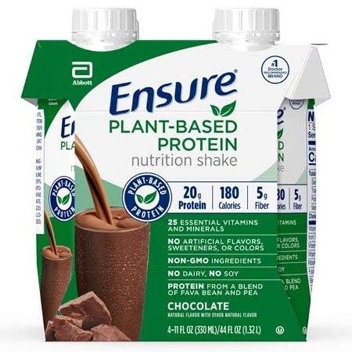 [BRSWYZATPMHRA336] Ensure Plant Protein Nutrition Shakes Chocolate 11 Fl Oz Each (Pack of 2)2