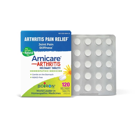 [BRSW2GA5OUOQG3Q6] Boiron Arnicare Arthritis Tablets for Arthritis Pain Relief, Joint Soreness, and Rheumatic Pain - 120 Count