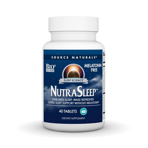 [BRSWIYT3OMAGGFA3] Source Naturals NutraSleep, Gentle Sleep Support Without Melatonin* - 40 Tablets