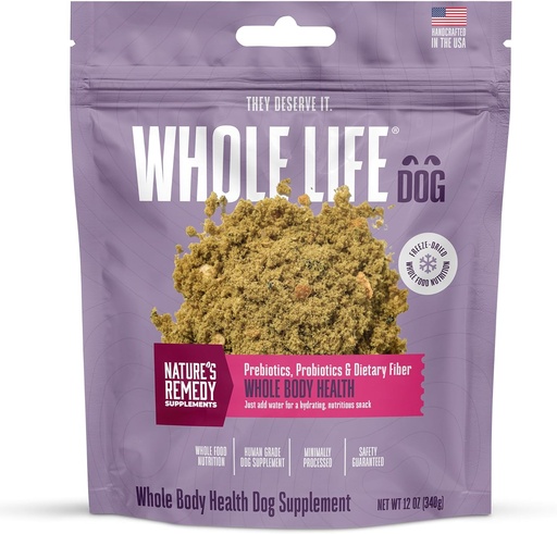 [BRSROY3YOAHGYEY7] Whole Life Dog Whole Body Health Supplement for Dogs, Vitamins & Supplements for Healthy Skin, Immune Support, Probiotics & Hydration - Food Supplement for Everyday Wellness - 90 Servings