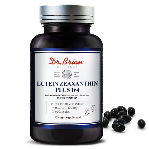 [BRSW2YD5CVYGGA3A] Dr. Brian Lutein and Zeaxanthin Supplements, Eye Vitamins Macular Degeneration Supplements Non-GMO, Gluten Free for Dry Eyes Vision Health, 60 Capsules