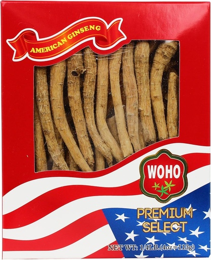 [BRSWIFYIDIHWOED4] Woohoo Natural WOHO Amerikas žeņšeņs #104.4 Garš mazs #1 4oz kaste