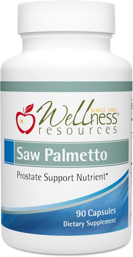 [BRSWI2Q3AQBW233G] Tài nguyên Wellness Saw Palmtto Deep CO2, No Solvents - High Potency for Prostate Health, Urinary Health (90 Capsules)