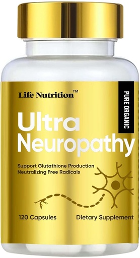 [BRSRAHDYPIDQEFL6] 120 Capsules-Neuropathy Support Nerve Savior Supplement with 600 mg Pure Alpha Lipoic Acid, Fortify Nerves in Fingers, Hands, Toes, & Feet - Best Peripheral Relief Support