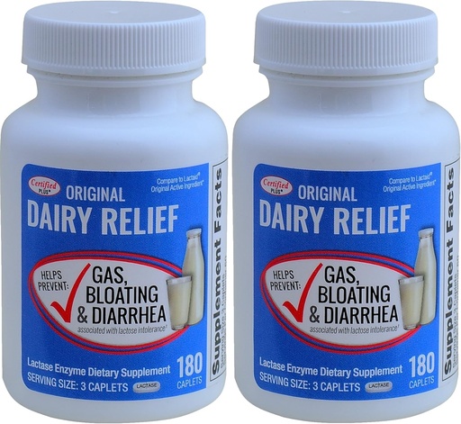 [BRSWGYIBCMHBYFLJ] Lactase Enzyme 360 Caplets Jatorrizko Indarra