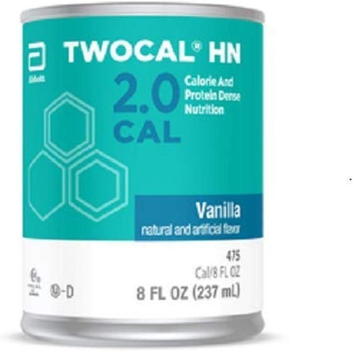 [BRSWIYQICB4BQETM] Twocal HN Calorie and Protein Dense Nutrition, Ready to Use, Vanilla, 8-Ounce Cans (Pack of 24)