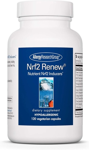 [BRSWKZIYAIPQC3T6] Ομάδα Έρευνας Αλλεργίας Nrf2 Renew Supplement - Ενεργοποίηση Nrf2, Καθαρό Sulforafane, Φυσικό εκχύλισμα πράσινου τσαγιού, Βιολογικές κάψουλες χορτοφαγικών - 120 Count