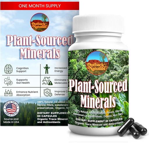 [BRSWYZITOYHRE3QZ] Plant-Sourced Minements, 60 Kapsul, Organik Natural Trace Mineces dan Antioksidan yang mendukung The Immune and Digetical Systems, Promoting Optimal Health. Sourced and Made in USA