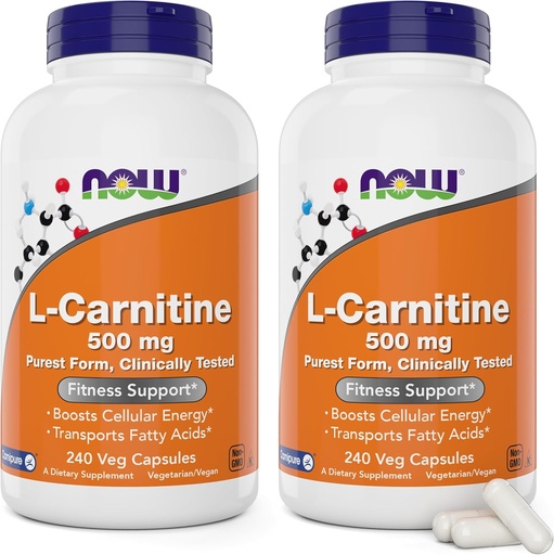 [BRSROEDQPMNQ4A36] Potraviny L-karnitín 500 mg, 240 Veg Caps (balenie 2)