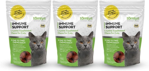 [BRSWKEAHCR4BQYIV] Tomyln Immune Support L-Lysine Nutritional Supplement 2.65oz each (3 Pack)