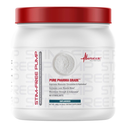 [BRSWYAD7AQPBE23V] Metabolic Nutrition Stim Free Pump