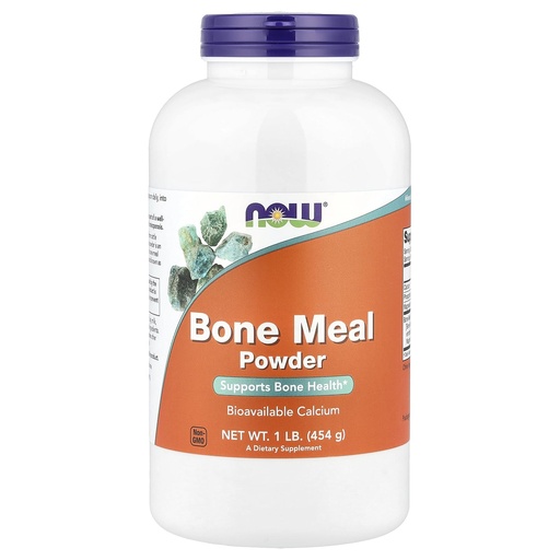 [BRSWIYQEAQNWKEY5] NOW Foods, Bone Meal Powder, 1 lb. (454 g)