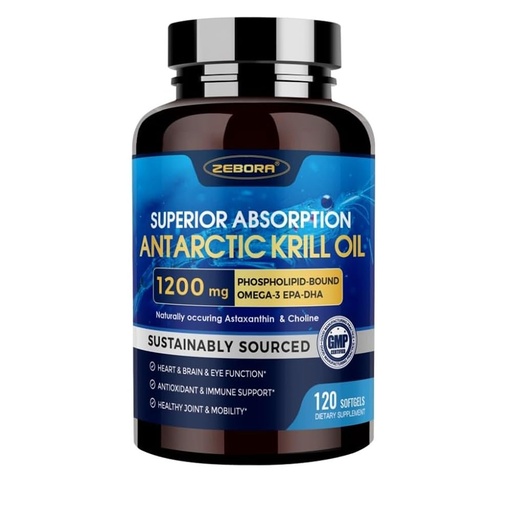 [BRSRA2T7DICRMDTO] ZEBORA Krill Oil 1200mg