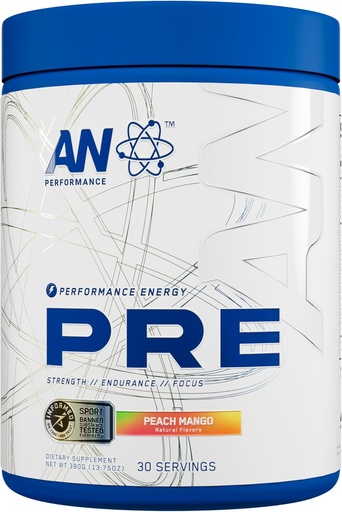[BRSRAHYYAR6AMFDA] Un perfil de rendiment Pre-Wuder suplementari per a l'Energia Men i  Dones Bejeu amb 300 mg Caffeine + Beta Alanine + Citruline Third-Party Test each Mango 2001- 30 Servings