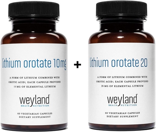 [BRSWGBI2BEFWMCDO] Lithium Orotate 10mg + Lithium Orotate 20mg